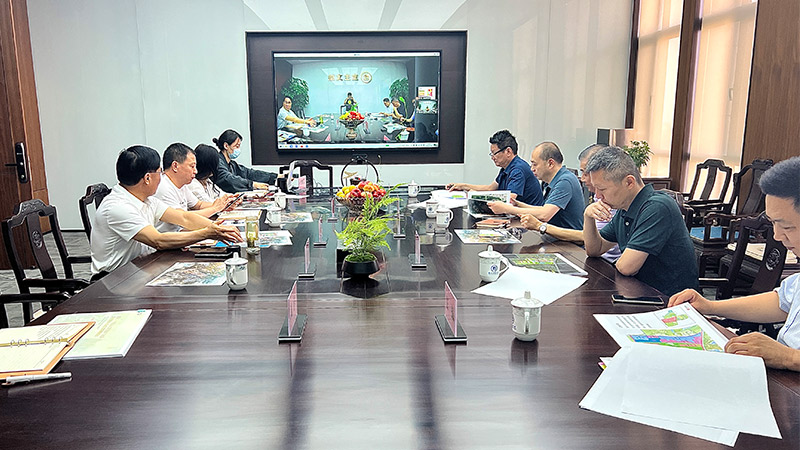 十里長山文化旅游產業(yè)園一期影視基地項目設計推進視頻會